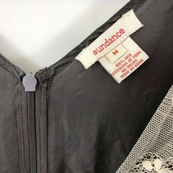 ❤️Sundance 100% SILK TANK TOP BLOUSE COTTAGE CORE - Picture 2 of 5